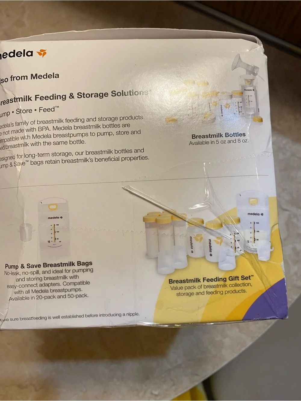 Medela Breastmilk Freezing & Storage Bulk Pack - White, Yellow, Purple